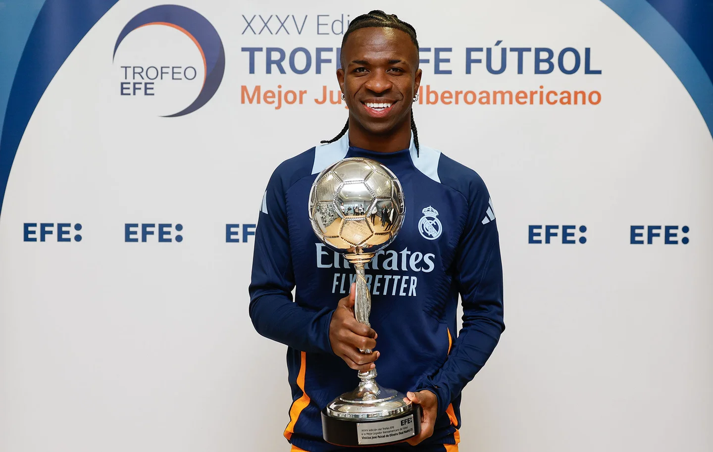 Complete football 247 Vini Jr has won the EFE Best Ibero-American player Award.