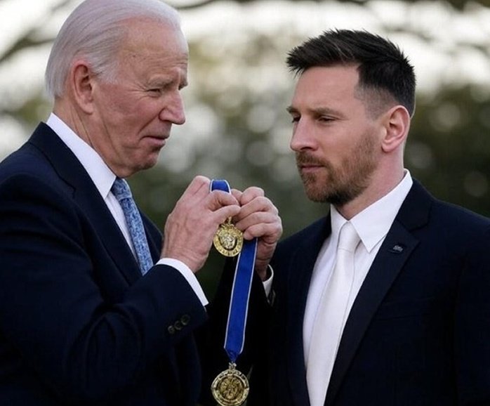 Complete Football 247 Joe Biden will award Lionel Messi with: ‘The Presidential Medal of Freedom’