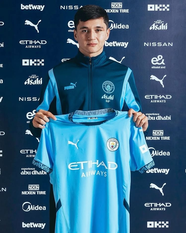 Complete football 247 Manchester City Officially Signs Abdukodir Khusanov from RC Lens