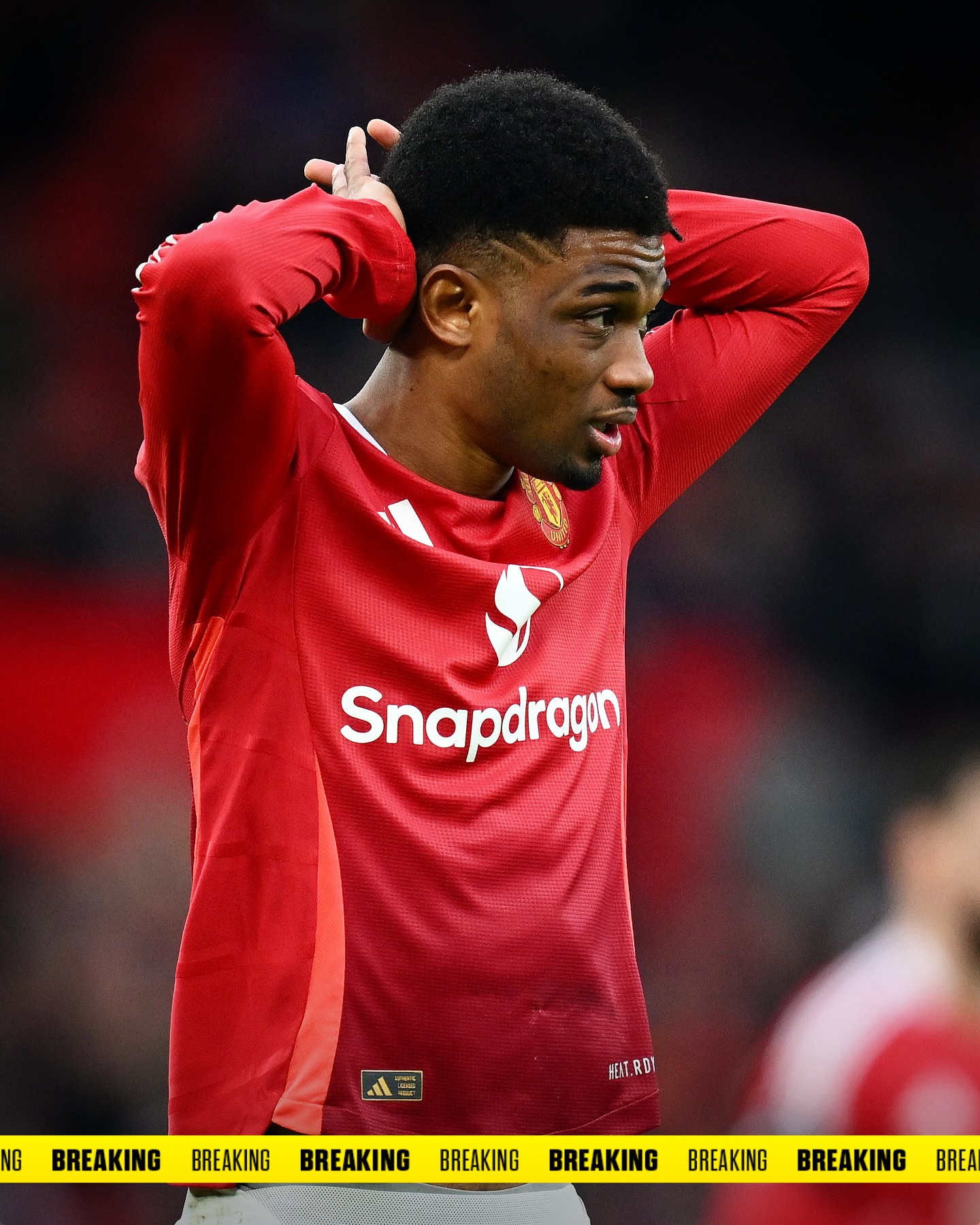 Complete Football 247 Manchester Uniteds Amad Diallo Faces Season Ending Ankle Injury