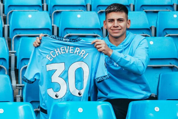 Complete football 247 Manchester City Welcomes Argentine Sensation Claudio Echeverri